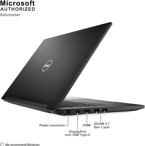Dell Latitude 7490 Touchscreen Business Laptop / 14" / Black / Intel Core i5-8350U / 8th Gen / 16GB RAM / 512GB SSD / Touchscreen / English Keyboard / Windows 10 Pro 5