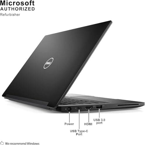 Dell Latitude 7280 / 12.5" / Black / Intel Core i5-7300U / 7th Gen / 8GB RAM / 256GB SSD / Non-Touch / English Keyboard / Windows 11 Pro 6