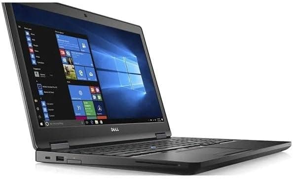 Dell Latitude E5580 / 15.6" / Black / Intel Core i5 / 7th Gen / 8GB RAM / 256GB SSD / Non-Touch / English Keyboard / Windows 11 Pro 1