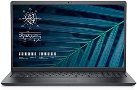 Dell Vostro 3510 / 15.6" / Black/White / Intel Core i5-512GB / 11th Gen / 16GB RAM / 512GB SSD / Non-Touch / English Keyboard / Windows 11 Pro / Renewed / Excellent 5