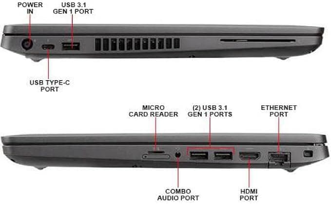 Dell Latitude 5400 / 14" / Black / Intel Core i5-8365U / 8th Gen / 8GB RAM / 256GB SSD / Non-Touch / English Keyboard / Windows 11 Pro 4