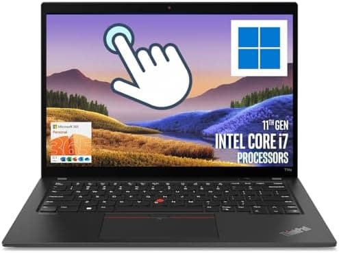 Lenovo ThinkPad T14S Gen2 / 14" / Black / 11th Gen / 16GB RAM / 512GB SSD / Touchscreen / English Keyboard / Windows 11 Pro 2