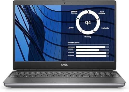 Dell Precision 7550 Workstation Laptop PC, Fhd Non-Touch / 15.6" / Silver / Intel Core i7-10850H / 10th Gen / 32GB RAM / 512GB SSD / Non-Touch / English Keyboard / Windows 2