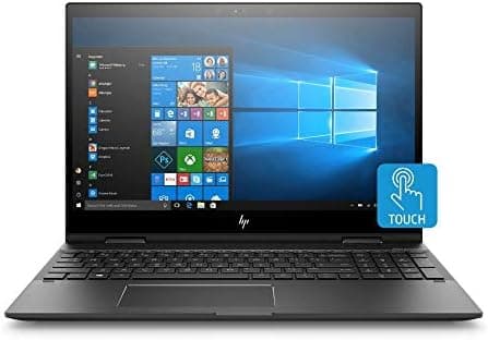 HP Envy x360 / 15.6" / Black / AMD Ryzen 5 2500U / Ryzen 2000 Series / 8GB RAM / 256GB SSD / Touchscreen / English Keyboard / Windows 10 Home 4
