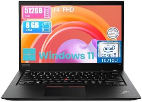 Lenovo ThinkPad T14s / 14" / Black / Intel Core i5-10310U / 10th Gen / 8GB RAM / 512GB SSD / Non-Touch / English Keyboard / Windows 11 Pro 2