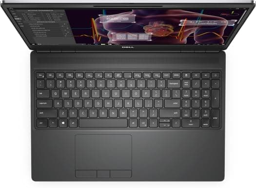 Dell Precision 7550 / 15.6" / Black / Intel Core i7-10750H / 10th Gen / 32GB RAM / 1TB SSD / NVIDIA RTX / Non-Touch / English Keyboard / Windows 11 Pro 2