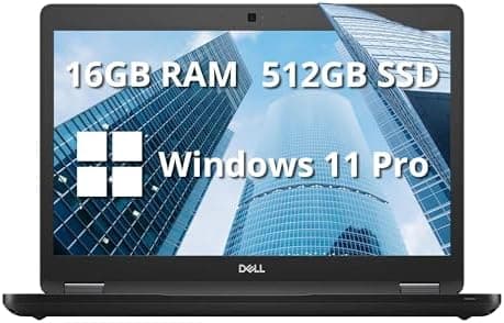 Dell Latitude 5490 / 14" / Black / Intel Core i5 / 8th Gen / 16GB RAM / 512GB SSD / Non-Touch / English Keyboard / Windows 11 Pro 2