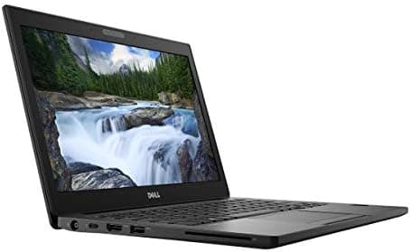 Dell Latitude 7290 / 12.5" / Black / Intel Core i5 / 8th Gen / 8GB RAM / 256GB SSD / Non-Touch / English Keyboard / Windows / Renewed / Excellent 3
