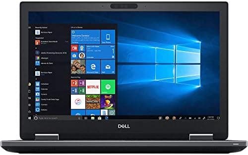 Dell Precision 7530 / 15.6" / Black / Intel Core i7-8850H / 8th Gen / 16GB RAM / 512GB SSD / NVIDIA / Non-Touch / English Keyboard / Windows 10 Pro / Renewed / Excellent 3