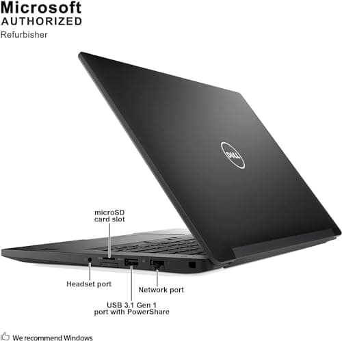 Dell Latitude 7490 Touchscreen Business Laptop / 14" / Black / Intel Core i5-8350U / 8th Gen / 16GB RAM / 512GB SSD / Touchscreen / English Keyboard / Windows 10 Pro 6