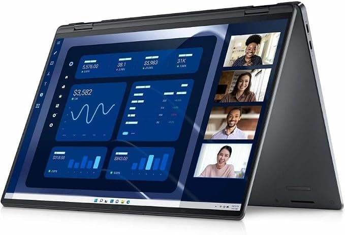 Dell Latitude 9000 9450 / 14" / Black / Intel Core Ultra 5 125U / 11th Gen / 16GB RAM / 256GB SSD / Touchscreen / English Keyboard / Windows 11 Pro 7