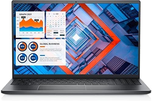 Dell Vostro 7510 / 15.6" / Black / Intel Core i7-11800H / 11th Gen / 16GB RAM / 512GB SSD / Nvidia GeForce RTX 3050 / Non-Touch / English Keyboard / Windows 11 Pro / Renewed / Excellent 7