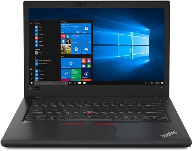 Lenovo ThinkPad T480 / 14" / Black / Intel Core i7-8650U / 8th Gen / 16GB RAM / 512GB SSD / Non-Touch / English Keyboard / Windows 10 Pro 1
