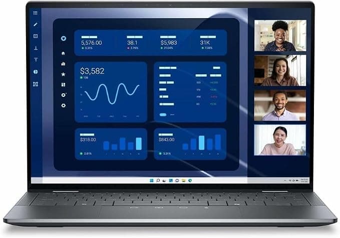 Dell Latitude 9000 9450 / 14" / Black / Intel Core Ultra 5 125U / 11th Gen / 16GB RAM / 256GB SSD / Touchscreen / English Keyboard / Windows 11 Pro 8