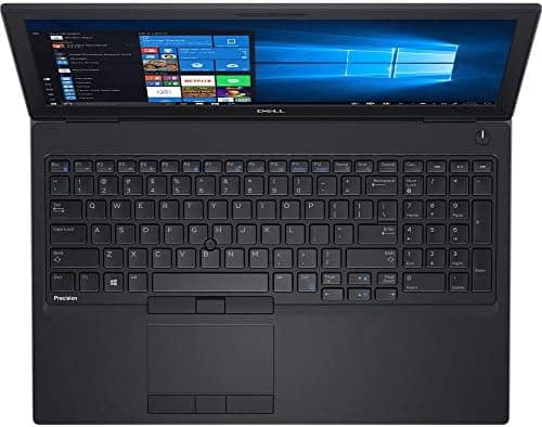 Dell Precision 7530 / 15.6" / Black / Intel Core i7-8850H / 8th Gen / 16GB RAM / 512GB SSD / NVIDIA / Non-Touch / English Keyboard / Windows 10 Pro / Renewed / Excellent 5