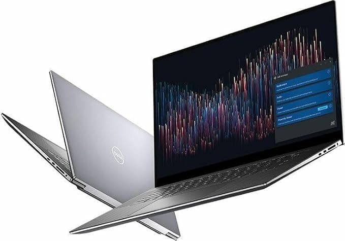 Dell Precision 5570 Workstation Laptop / 15.6" / Silver / Intel Core i9-12900H / 12th Gen / 32GB RAM / 1TB SSD / Touchscreen / English Keyboard / Windows 11 Pro 7