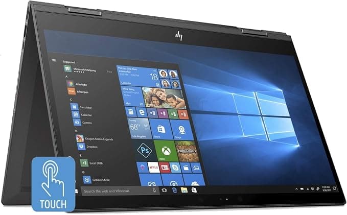 HP Envy x360 / 15.6" / Black / AMD Ryzen 5 2500U / Ryzen 2000 Series / 8GB RAM / 256GB SSD / Touchscreen / English Keyboard / Windows 10 Home 1