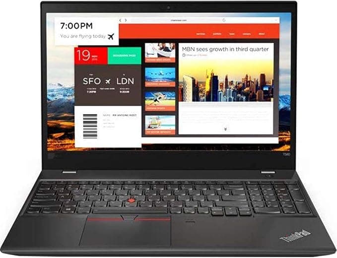 Lenovo ThinkPad T580 / 15.6" / Black / 8th Gen / 16GB RAM / 512GB SSD / Non-Touch / English Keyboard / Windows 10 Pro 1