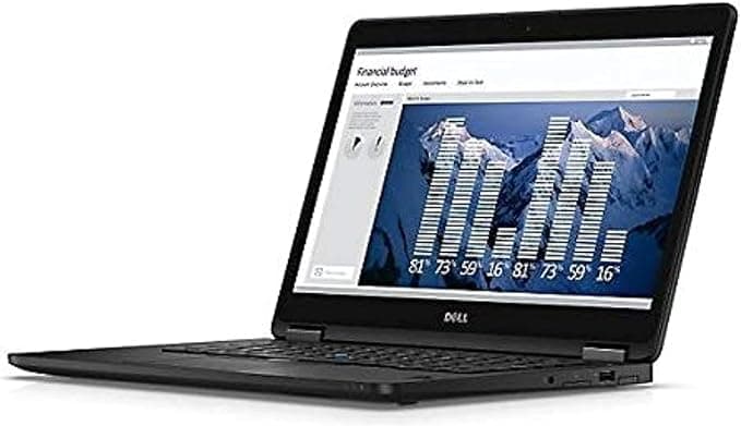 Dell Latitude E 7470 6th Gen 8G / 14" / Black / Intel Core i5 / 6th Gen / 8GB RAM / 256GB SSD / Non-Touch / English Keyboard / Windows 11 Pro 1
