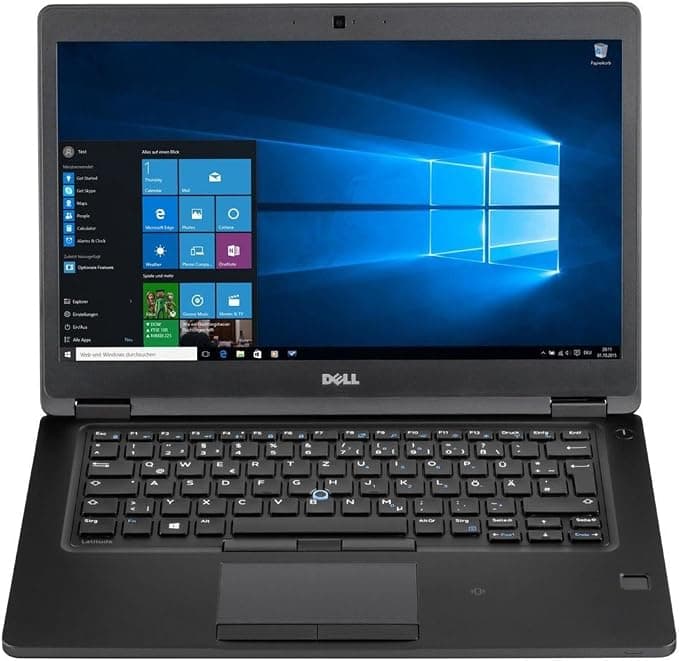 Dell Latitude 5480 i / 14" / Black / Intel Core i5-6300U / 6th Gen / 8GB RAM / 256GB SSD / Non-Touch / English Keyboard / Windows 11 Pro 1
