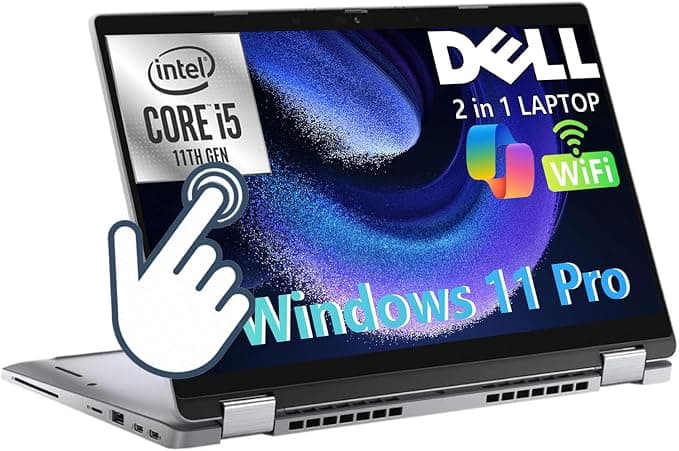 Dell Latitude 5320 / 13.3" / Black / Intel Core i5 / 11th Gen / 16GB RAM / 512GB SSD / Touchscreen / English Keyboard / Windows 11 Pro 1