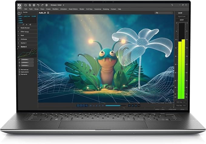 Dell Precision 5570 Workstation Laptop / 15.6" / Silver / Intel Core i9-12900H / 12th Gen / 32GB RAM / 1TB SSD / Touchscreen / English Keyboard / Windows 11 Pro 1
