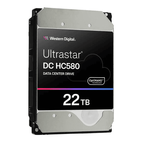 WD Ultrastar DC HC580 Data Center SATA HDD 22TB - WUH722422ALE6L4