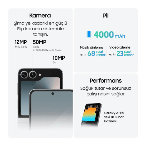 Samsung Galaxy Z Flip6 / 6.7" / Yellow / 256GB
