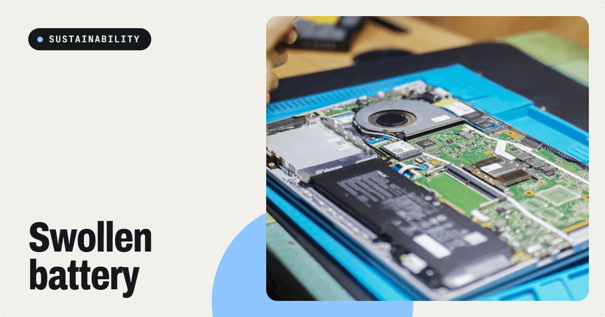 Swollen Laptop Battery in UAE: What to Do, Repair Options and Safe Recycling