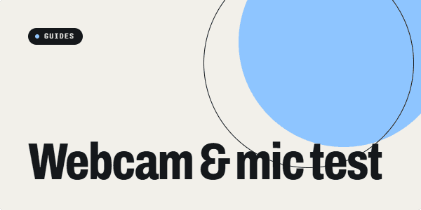 Used Laptop Webcam and Microphone Tests for Teams and Zoom UAE